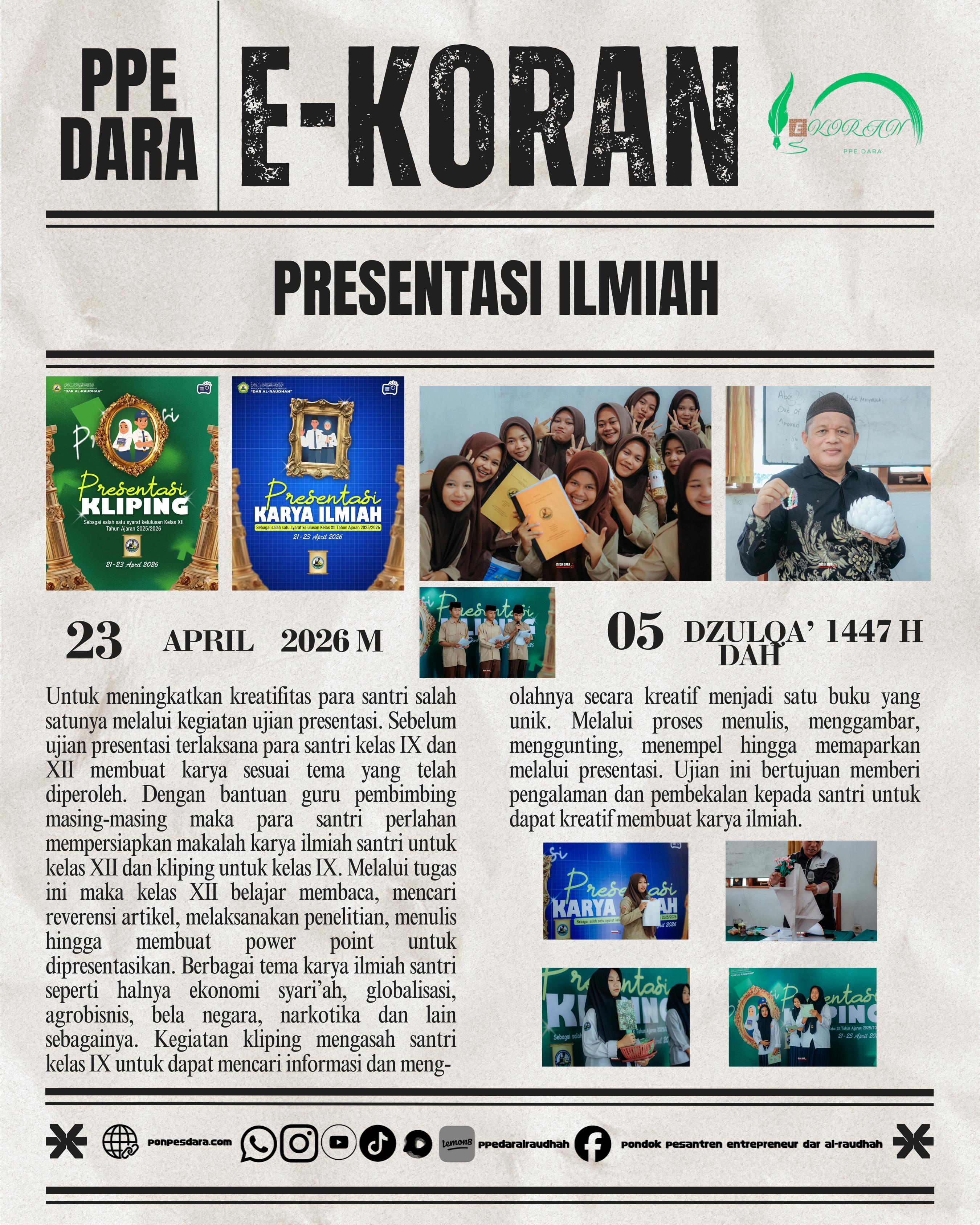Karya Ilmiah Santri