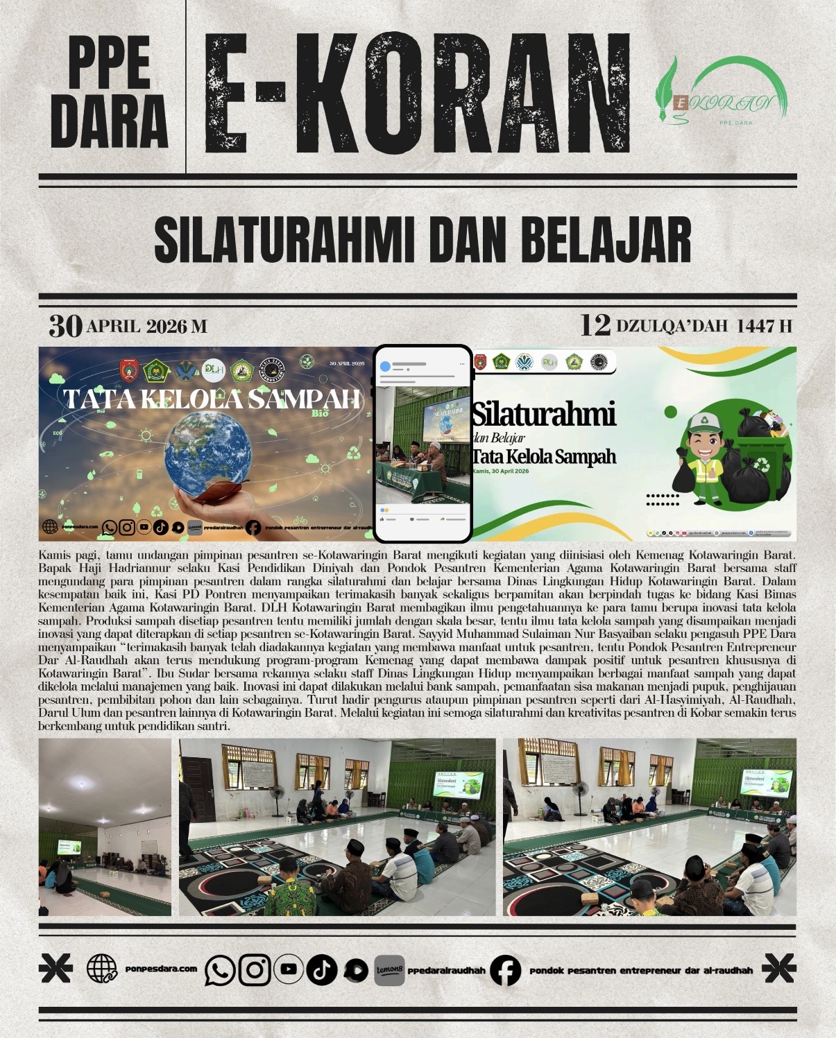 Pesantren Bersama Dlh & Kemenag