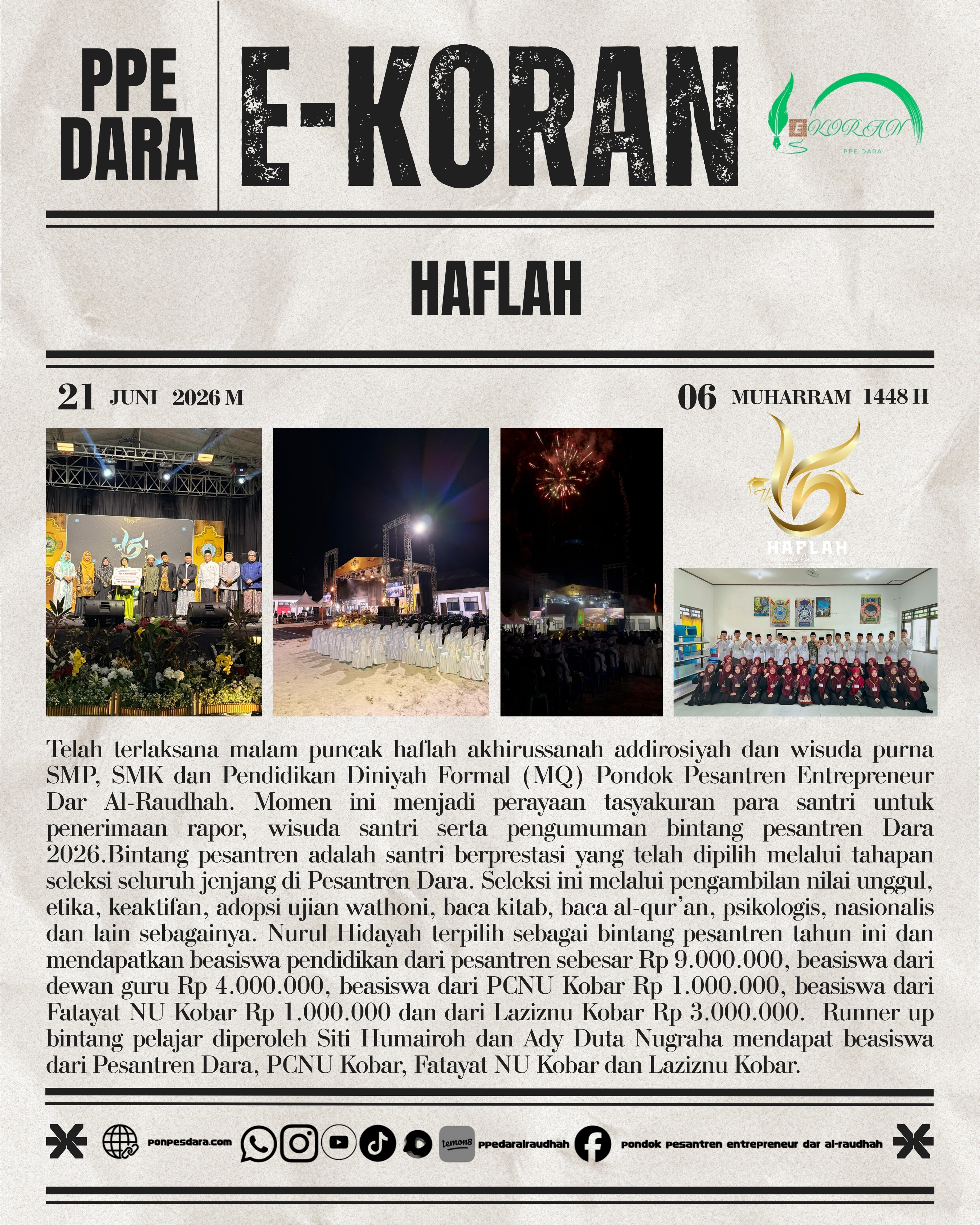 Haflah Dan Wisuda Purna 2025/2026